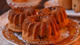 Банановые маффины с шоколадными каплями