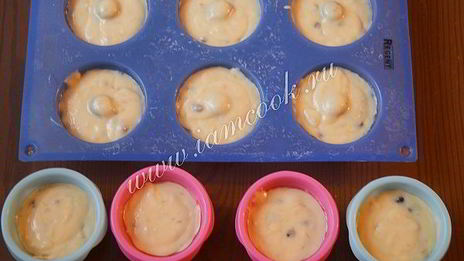 банановые маффины с шоколадными каплями