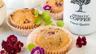 Клубничный маффин