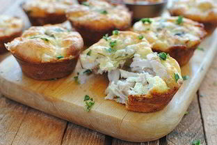 Куриные маффины с сыром