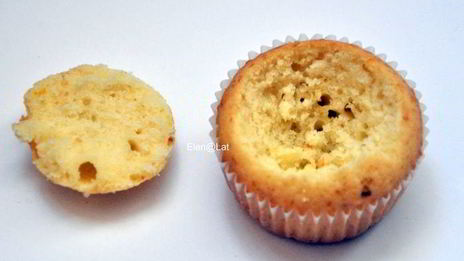 лимонные маффины с курдом и меренгой