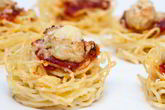 Маффины из спагетти