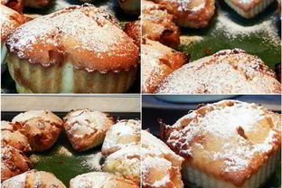 Маффины с белым шоколадом и виноградом