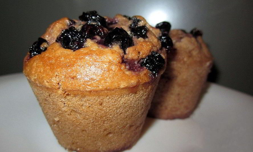 Рецепт маффинов с черничным джемом