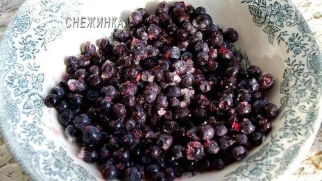 маффины с черникой и миндалем