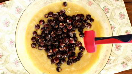 маффины с черной смородиной