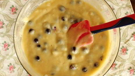 маффины с черной смородиной