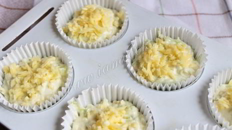 маффины с кабачком и сыром
