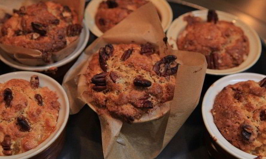 Рецепт маффинов с мандаринами и орехами