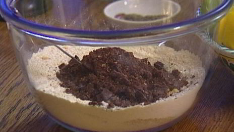 маффины с шоколадом и грецкими орехами