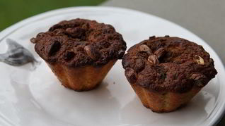 Маффины с сухофруктами и фисташками