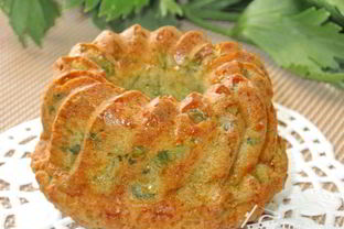 Маффины с сыром и зеленью