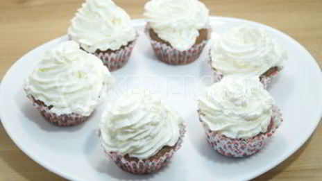 маффины с вишней и шоколадом