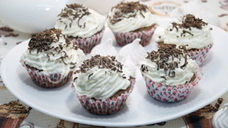 маффины с вишней и шоколадом