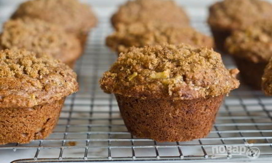Рецепт маффинов с яблоком