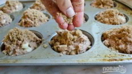 маффины с яблоком