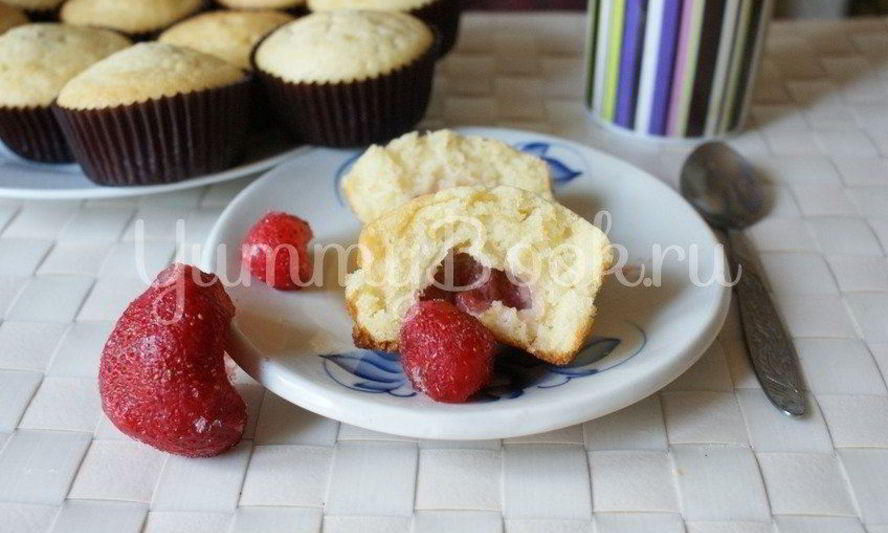 Рецепт маффинов с ягодой