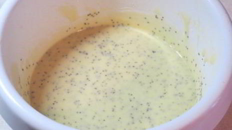 маковые маффины с лимонным соком