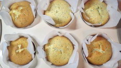 маковые маффины с лимонным соком