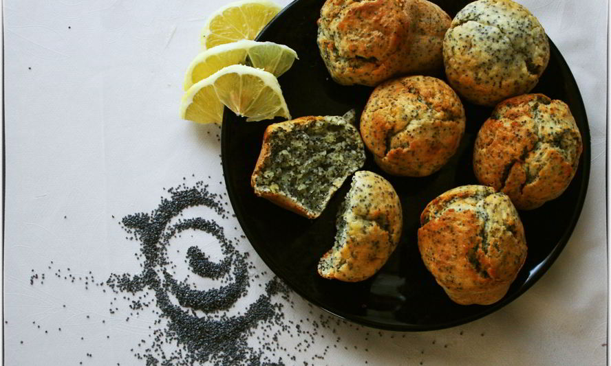 Рецепт маковых маффинов с лимоном