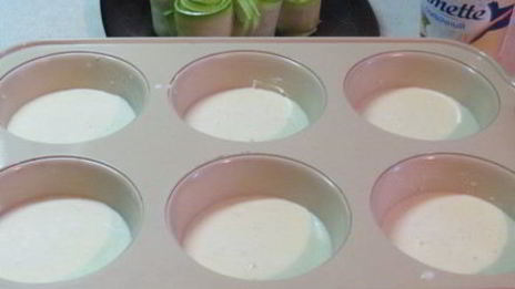 омлетные маффины с кабачком