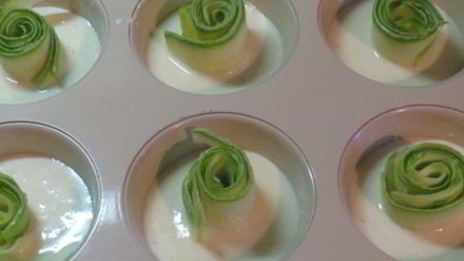 омлетные маффины с кабачком