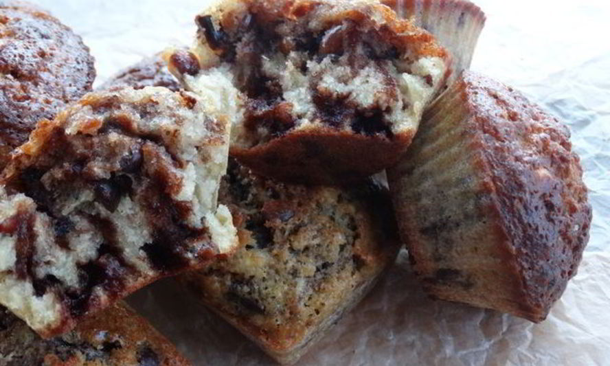 Рецепт орехова-шоколадных маффины