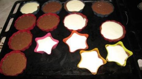 постные маффины black bottom muffins