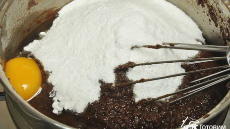 шоколадные заварные маффины