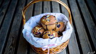 Смородиновые маффины