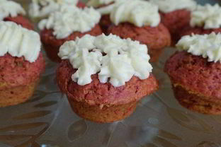 Свекольные маффины