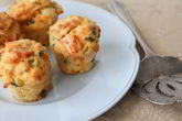 Творожные маффины c беконом