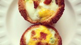 Утренние маффины-яичницы