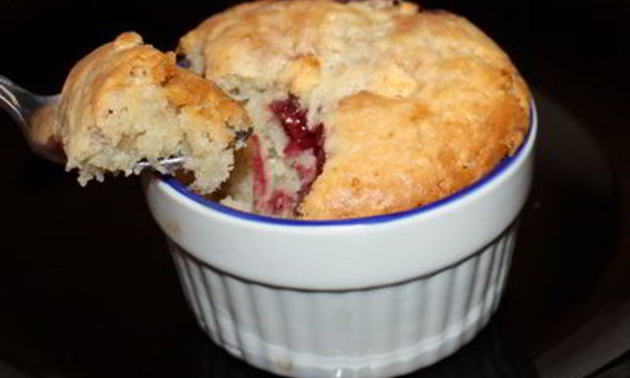 Рецепт вишнева-миндальных маффины с белым шоколадом