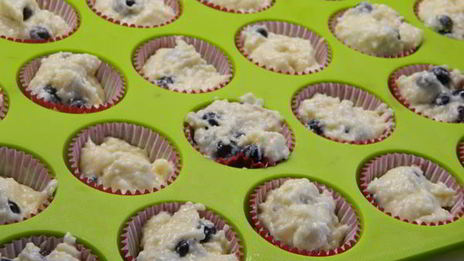 ягодные маффины с миндальным штрейзелем