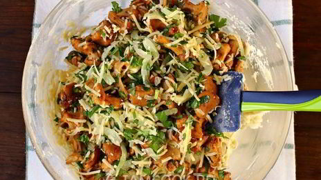 закусочные маффины с лисичками