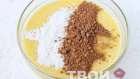 шоколадный манник