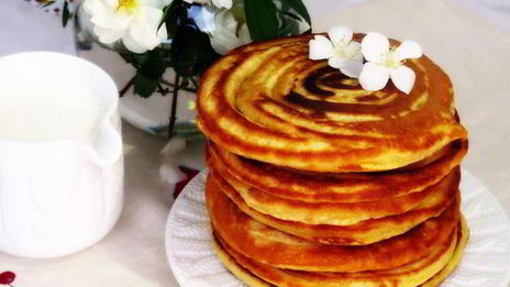 апельсиновые оладьи без яиц