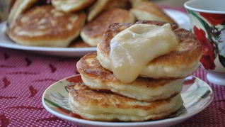 Дрожжевые оладьи