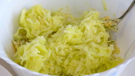 кабачково-сырные оладьи