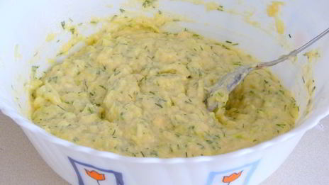 кабачково-сырные оладьи