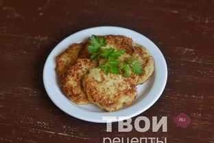 Капустные оладьи