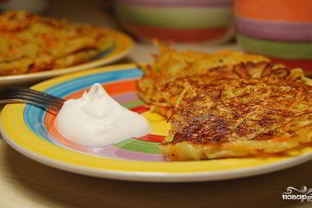 Картофельные оладьи постные