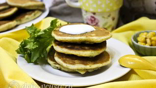 Кукурузные оладьи