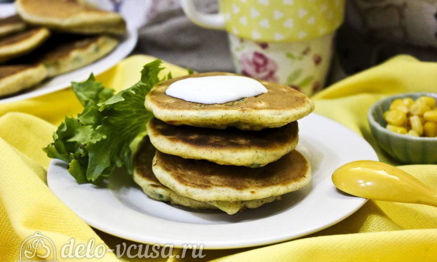 Рецепт кукурузных оладий