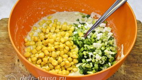 кукурузные оладьи