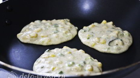 кукурузные оладьи
