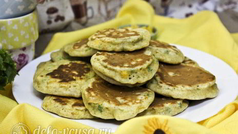 кукурузные оладьи