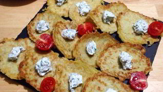 Латкес — картофельные оладьи