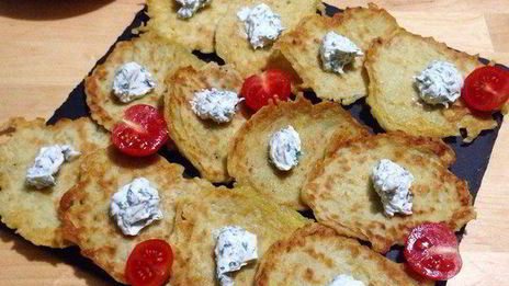 латкес — картофельные оладьи